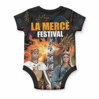 La Merce Festival Barcelona Baby Onesie Catalan Tradition Celebration Sagrada Familia Fireworks Art