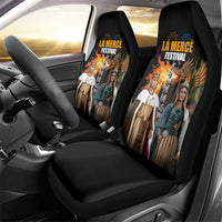 La Merce Festival Barcelona Car Seat Cover Catalan Tradition Celebration Sagrada Familia Fireworks Art