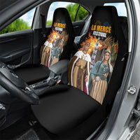 La Merce Festival Barcelona Car Seat Cover Catalan Tradition Celebration Sagrada Familia Fireworks Art