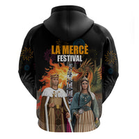La Merce Festival Barcelona Hoodie Catalan Tradition Celebration Sagrada Familia Fireworks Art