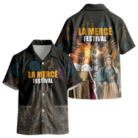 La Merce Festival Barcelona Kid Hawaiian Shirt Catalan Tradition Celebration Sagrada Familia Fireworks Art