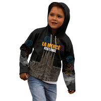 La Merce Festival Barcelona Kid Hoodie Catalan Tradition Celebration Sagrada Familia Fireworks Art