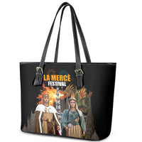 La Merce Festival Barcelona Leather Tote Bag Catalan Tradition Celebration Sagrada Familia Fireworks Art