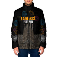 La Merce Festival Barcelona Padded Jacket Catalan Tradition Celebration Sagrada Familia Fireworks Art