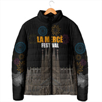 La Merce Festival Barcelona Padded Jacket Catalan Tradition Celebration Sagrada Familia Fireworks Art