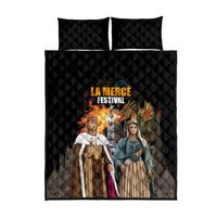 La Merce Festival Barcelona Quilt Bed Set Catalan Tradition Celebration Sagrada Familia Fireworks Art