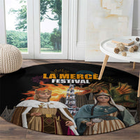 La Merce Festival Barcelona Round Carpet Catalan Tradition Celebration Sagrada Familia Fireworks Art