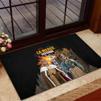 La Merce Festival Barcelona Rubber Doormat Catalan Tradition Celebration Sagrada Familia Fireworks Art