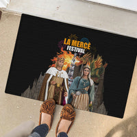 La Merce Festival Barcelona Rubber Doormat Catalan Tradition Celebration Sagrada Familia Fireworks Art