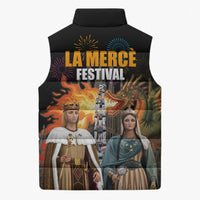 La Merce Festival Barcelona Sleeveless Puffer Jacket Catalan Tradition Celebration Sagrada Familia Fireworks Art