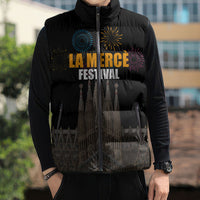 La Merce Festival Barcelona Sleeveless Puffer Jacket Catalan Tradition Celebration Sagrada Familia Fireworks Art
