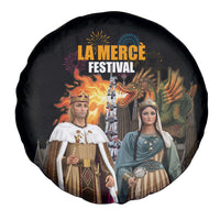 La Merce Festival Barcelona Spare Tire Cover Catalan Tradition Celebration Sagrada Familia Fireworks Art