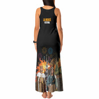 La Merce Festival Barcelona Tank Maxi Dress Catalan Tradition Celebration Sagrada Familia Fireworks Art