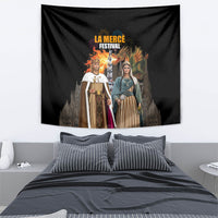 La Merce Festival Barcelona Tapestry Catalan Tradition Celebration Sagrada Familia Fireworks Art