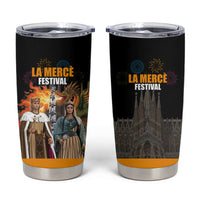 La Merce Festival Barcelona Tumbler Cup Catalan Tradition Celebration Sagrada Familia Fireworks Art