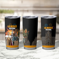 La Merce Festival Barcelona Tumbler Cup Catalan Tradition Celebration Sagrada Familia Fireworks Art