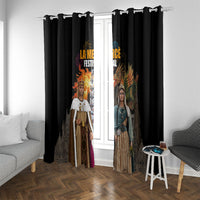 La Merce Festival Barcelona Window Curtain Catalan Tradition Celebration Sagrada Familia Fireworks Art