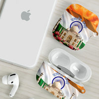 India Flag Peacock AirPods Case Vibrant Cultural Indian Taj Mahal Lotus