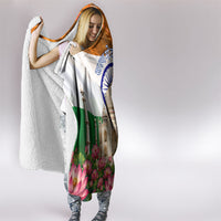 India Flag Peacock Hooded Blanket Vibrant Cultural Indian Taj Mahal Lotus