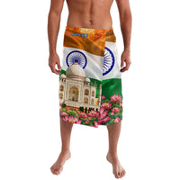 India Flag Peacock Lavalava Vibrant Cultural Indian Taj Mahal Lotus