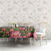 India Flag Peacock Tablecloth Vibrant Cultural Indian Taj Mahal Lotus