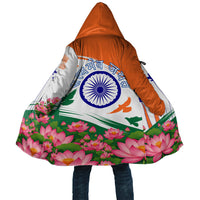 India Flag Cloak Jet Flypast Ashoka Chakra Lotus Vibrant Patriotic Tricolor