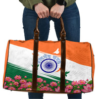 India Flag Travel Bag Jet Flypast Ashoka Chakra Lotus Vibrant Patriotic Tricolor