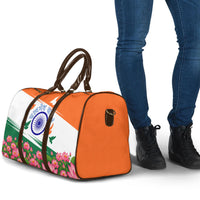 India Flag Travel Bag Jet Flypast Ashoka Chakra Lotus Vibrant Patriotic Tricolor
