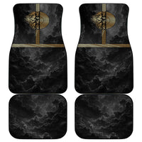 Zeus Greek Mythology King Of Gods Car Mats Golden Meander Key Pattern Lightning Bolt