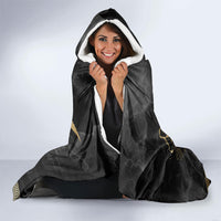 Zeus Greek Mythology King Of Gods Hooded Blanket Golden Meander Key Pattern Lightning Bolt