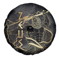 Zeus Greek Mythology King Of Gods Spare Tire Cover Golden Meander Key Pattern Lightning Bolt
