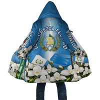 Guatemala Quetzal And Mayan Ruins Cloak Patriotic National Symbols White Orchid Flag