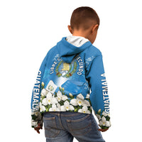Guatemala Quetzal And Mayan Ruins Kid Hoodie Patriotic National Symbols White Orchid Flag