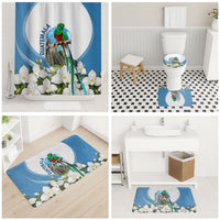 Guatemala Bathroom Set Quetzal Mayan Ruins Orchid Flag