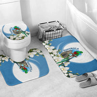 Guatemala Bathroom Set Quetzal Mayan Ruins Orchid Flag