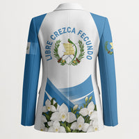 Guatemala Blazer Quetzal Mayan Ruins Orchid Flag