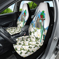 Guatemala Car Seat Cover Quetzal Mayan Ruins Orchid Flag