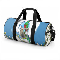 Guatemala Duffle Bag Quetzal Mayan Ruins Orchid Flag