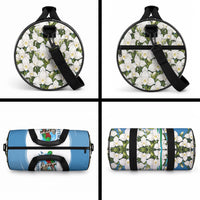 Guatemala Duffle Bag Quetzal Mayan Ruins Orchid Flag