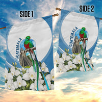 Guatemala Garden Flag Quetzal Mayan Ruins Orchid Flag