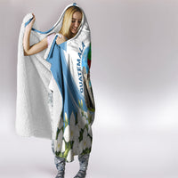 Guatemala Hooded Blanket Quetzal Mayan Ruins Orchid Flag