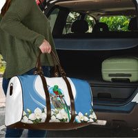 Guatemala Travel Bag Quetzal Mayan Ruins Orchid Flag