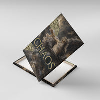 Greek God Of Chaos Canvas Wall Art Cosmic Nebula Classical Art Greek Key Pattern