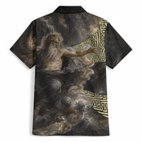 Greek God Of Chaos Hawaiian Shirt Cosmic Nebula Classical Art Greek Key Pattern