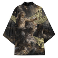 Greek God Of Chaos Kimono Cosmic Nebula Classical Art Greek Key Pattern
