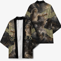 Greek God Of Chaos Kimono Cosmic Nebula Classical Art Greek Key Pattern