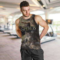 Greek God Of Chaos Men Tank Top Cosmic Nebula Classical Art Greek Key Pattern