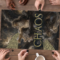 Greek God Of Chaos Puzzle Cosmic Nebula Classical Art Greek Key Pattern