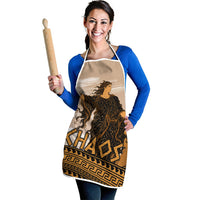 Greek Mythology Chaos Apron Ancient Temple Ruins Classical Art Greek Key Pattern