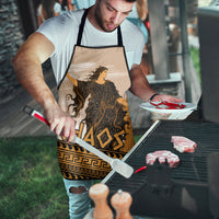 Greek Mythology Chaos Apron Ancient Temple Ruins Classical Art Greek Key Pattern
